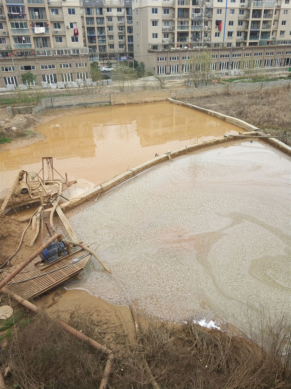 兴隆台沉淀池淤泥清理-厂区废水池淤泥清淤